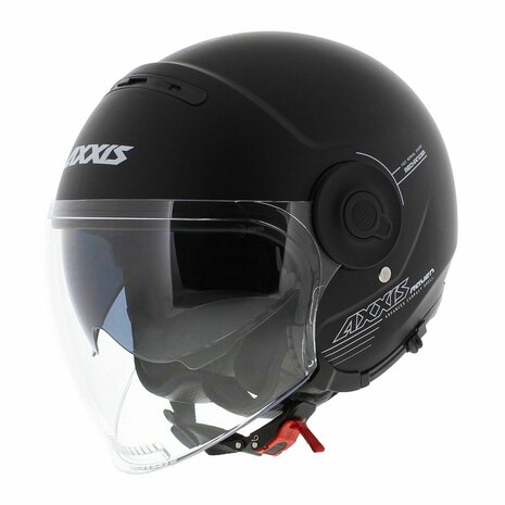 Axxis Raven SV open face helmet Solid A1 - Matt black - Size XS