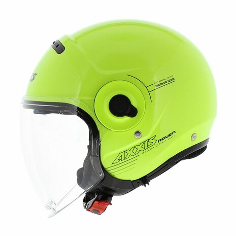 Axxis Raven SV Open face helmet Solid fluo yellow
