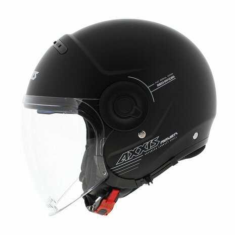 Axxis Raven SV open face helmet Solid A1 - Matt black - Size XS