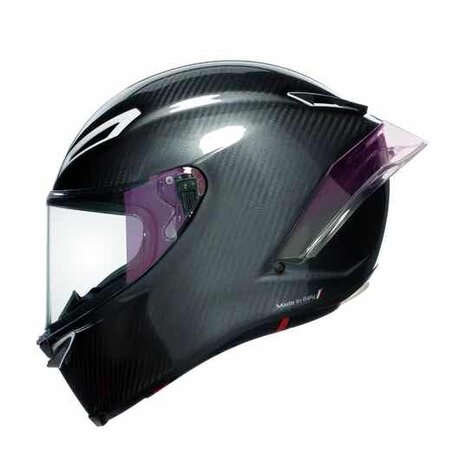 AGV Pista GP RR Helmet Ghiaccio Mono Black Silver Carbon