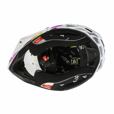 Airoh Twist 3.0 MX Helmet Rainbow gloss black white orange