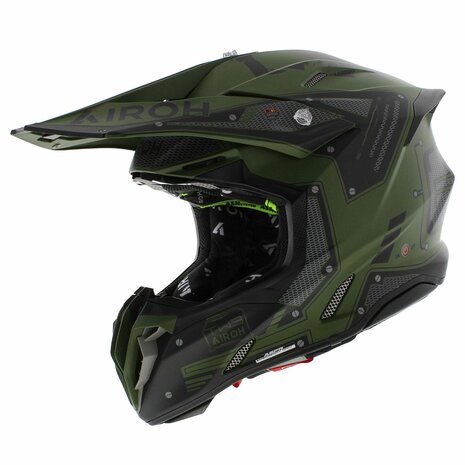 Airoh Twist 3.0 MX Helmet Military matt black green