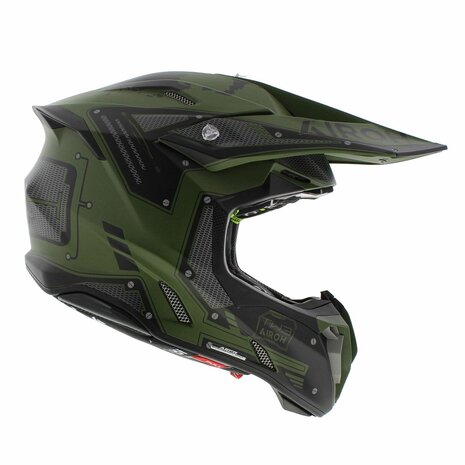 Airoh Twist 3.0 MX Helmet Military matt black green
