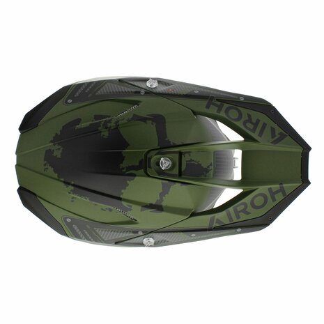 Airoh Twist 3.0 MX Helmet Military matt black green