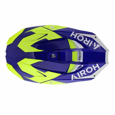 Airoh Twist 3.0 MX Helmet Dizzy gloss white yellow blue