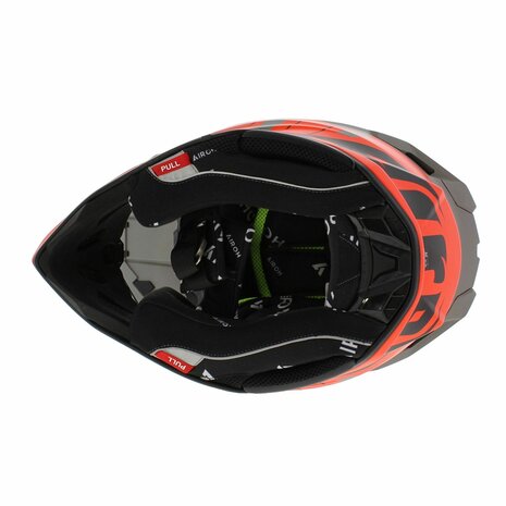 Airoh Twist 3.0 MX Helmet Dizzy matt grey fluo orange