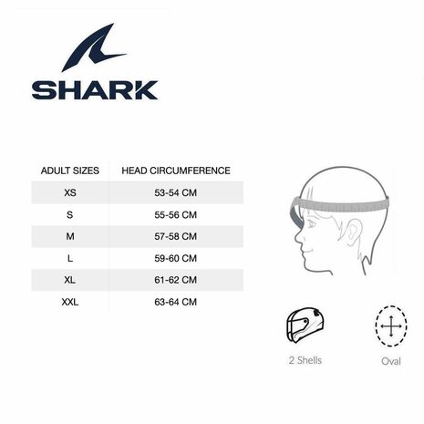 Shark Evojet Helmet Dual gloss black anthracite AKA