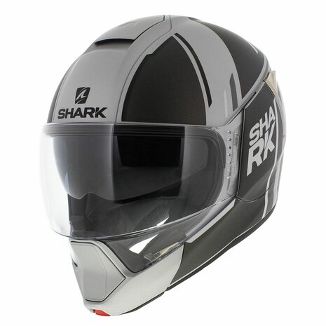 Shark Evojet Helmet Vyda matt silver black anthracite grey SAK