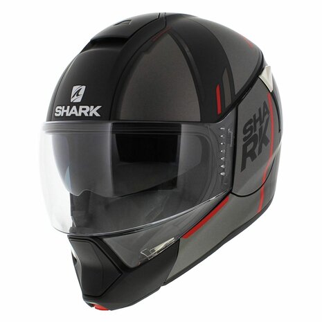 Shark Evojet Helmet Vyda matt black anthracite red KAR