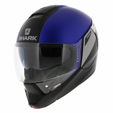 Shark Evojet Helmet Karonn matt black anthracite blue KSB