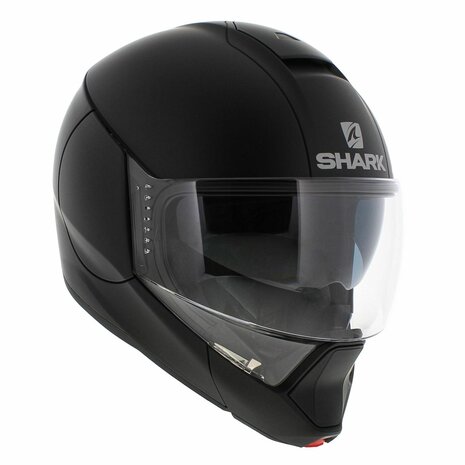 Shark Evojet Helmet Solid matt black KMA - Size XS - Motorcycle flipup helmet