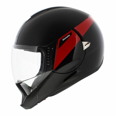 Shark Evojet Helmet Karonn matt black gloss red KRK