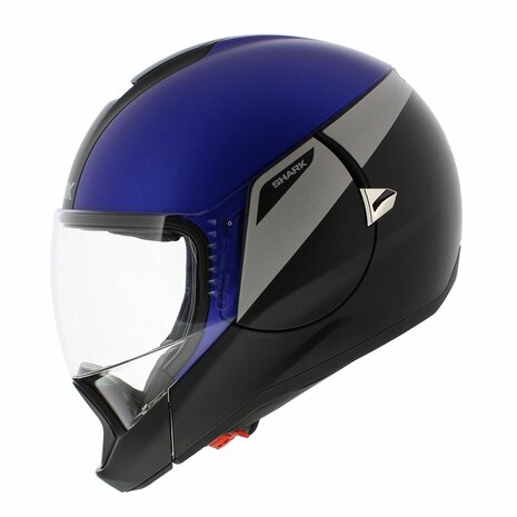 Shark Evojet Helmet Karonn matt black anthracite blue KSB