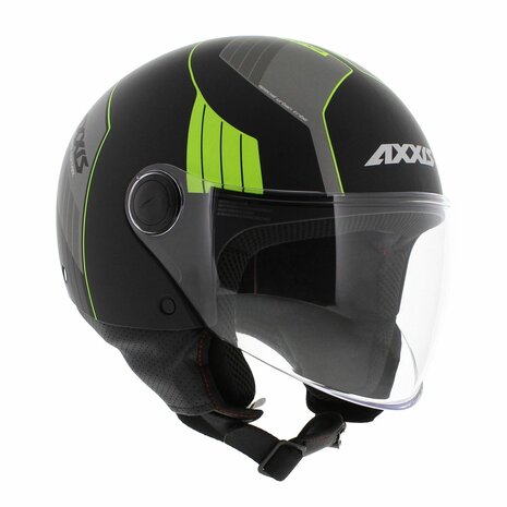 Axxis Square S Convex helmet matt black yellow