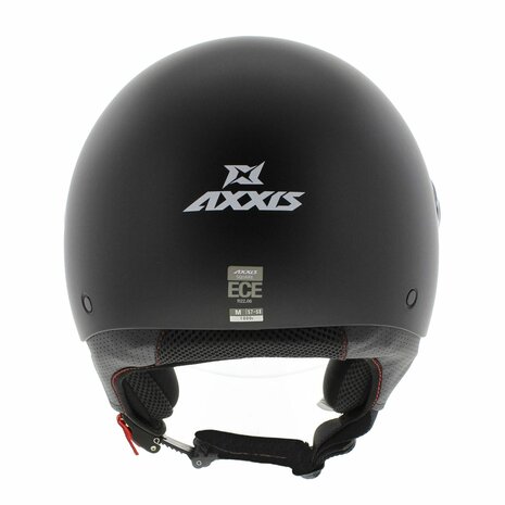 Axxis Square S helm mat zwart achterkant
