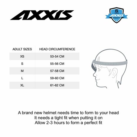 Axxis Square S helmet gloss pearl white