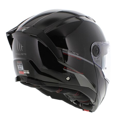 MT Atom 2 SV Modular motorcycle helmet solid gloss black