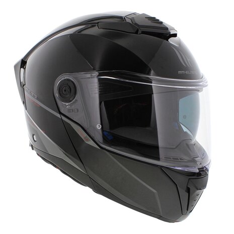 MT Atom 2 SV Modular motorcycle helmet solid gloss black