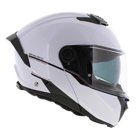 MT Atom 2 SV Modular motorcycle helmet solid gloss white