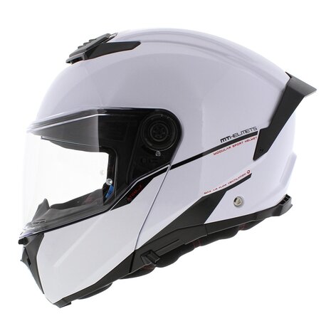 MT Atom 2 SV Modular motorcycle helmet solid gloss white