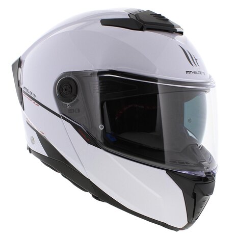 MT Atom 2 SV Modular motorcycle helmet solid gloss white