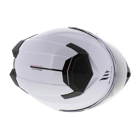 MT Atom 2 SV Modular motorcycle helmet solid gloss white