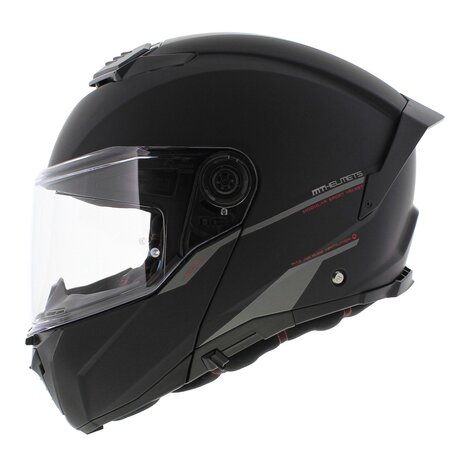 MT Atom 2 SV Modular motorcycle helmet solid matt black