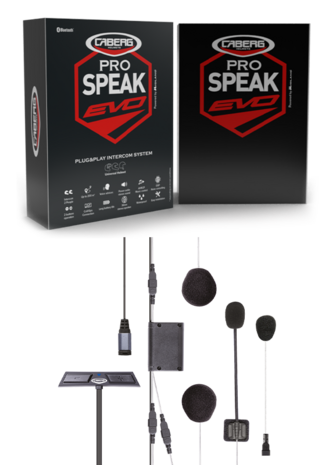 Caberg Pro Speak Evo Intercom - Bluetooth helmet communication system by Midland