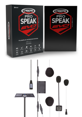 Caberg Pro Speak Evo Intercom - Bluetooth motorhelm communication system Midland