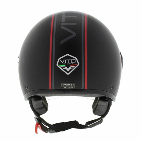 Vito Jet Loreto helmet Fashion matt black