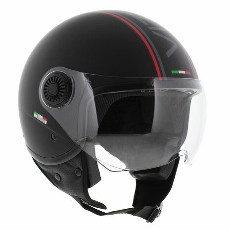 Vito Jet Loreto helmet Fashion matt black