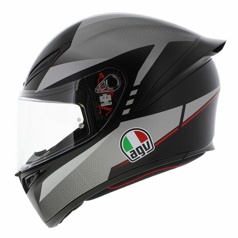 AGV K1 S helmet Lap matt black red