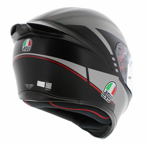 AGV K1 S helmet Lap matt black red