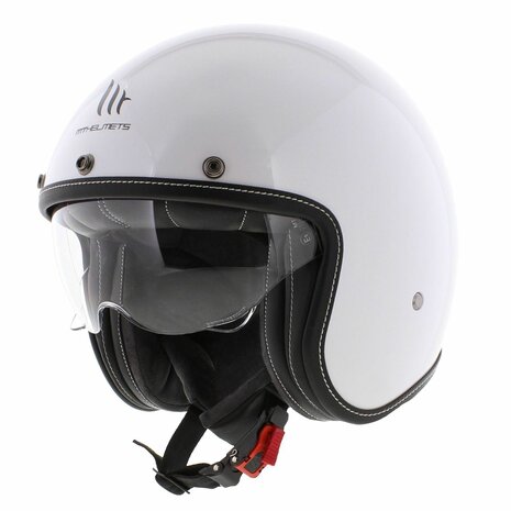 MT Le Mans II SV S Helmet solid gloss white