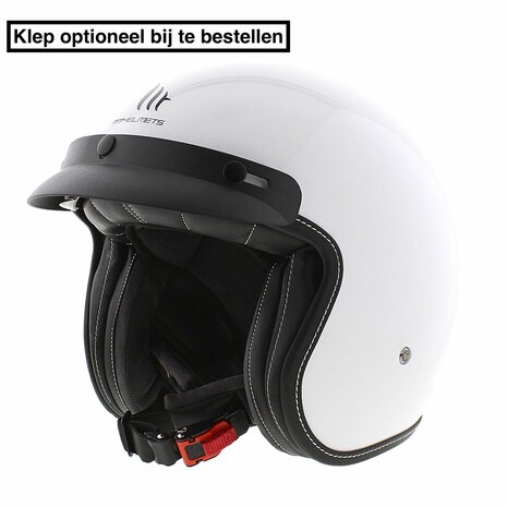 MT Le Mans II SV S Helmet solid gloss white