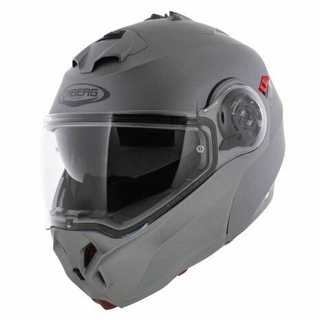 Caberg Duke Evo Matt Titanium Grey Modular Motorcycle Helmet - Size XS