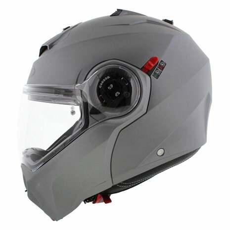 Caberg Duke Evo Matt Titanium Grey Modular Motorcycle Helmet - Size XS