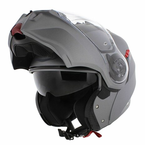 Caberg Duke Evo Matt Titanium Grey Modular Motorcycle Helmet - Size XS
