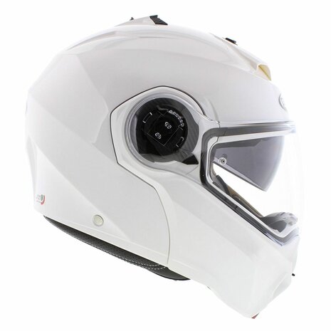 Caberg Duke Evo Gloss White Modular Motorcycle Helmet