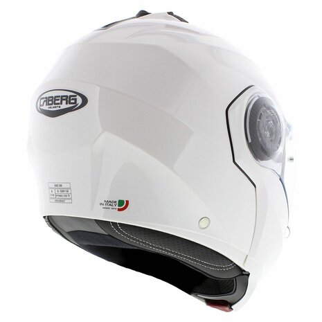 Caberg Duke Evo Gloss White Modular Motorcycle Helmet