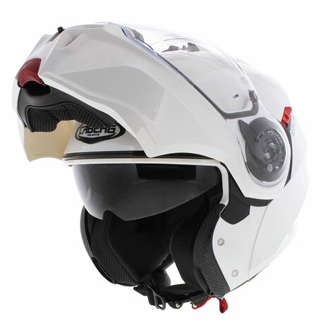 Caberg Duke Evo Gloss White Modular Motorcycle Helmet