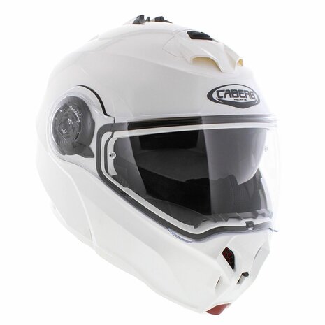 Caberg Duke Evo Gloss White Modular Motorcycle Helmet