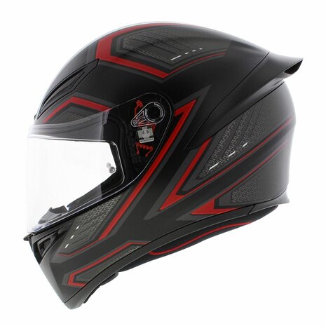 AGV K1 S helmet Sling matt black red