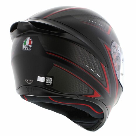 AGV K1 S helmet Sling matt black red - Size XXL