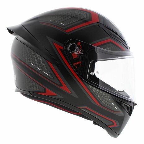 AGV K1 S helmet Sling matt black red