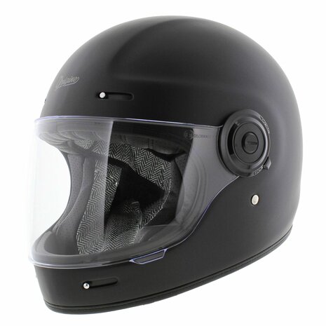 Origine Vega Vintage Full face motorcycle helmet - Distinguished matt black