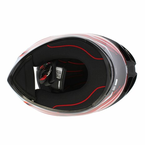 AGV K1 S helmet Lion gloss black red