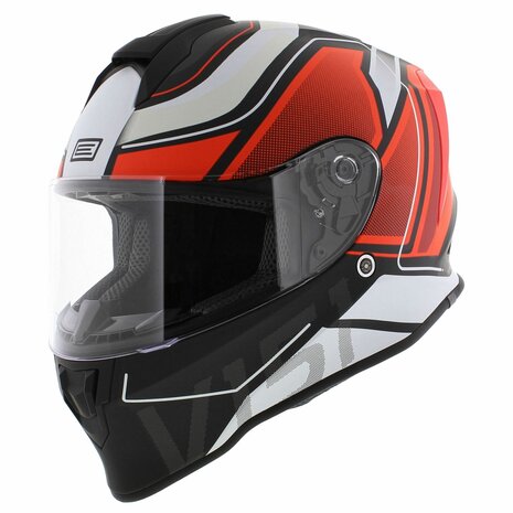 Origine Dinamo full face helmet - Galaxi Matt black red white - Size S
