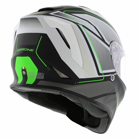 Origine Dinamo full face helmet - Galaxi Matt White black - Size XS