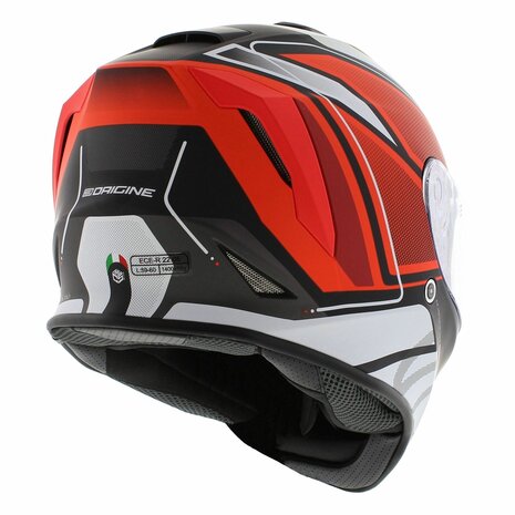 Origine Dinamo full face helmet - Galaxi Matt black red white - Size S